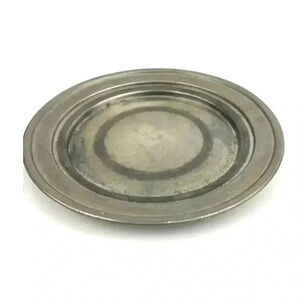 VTG Preisner Pewter Butter Dish Plate ONLY‎ Replacement #2187 Home Decor Silver
